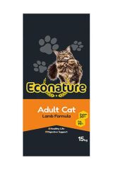 Econature Kuzu Etli Yetişkin Kedi Maması 15 kg