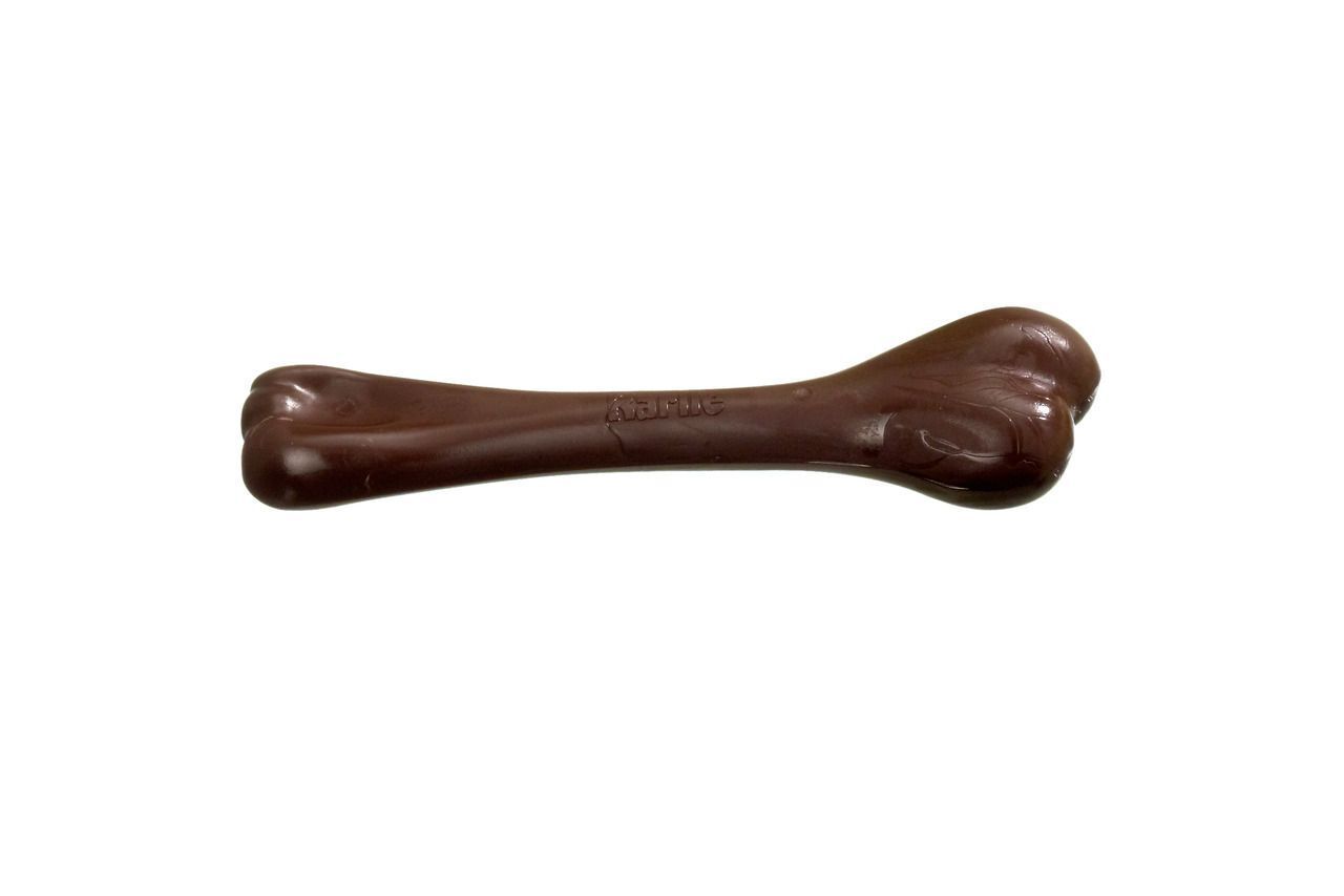 Karlie Naylon Çiğneme Kemiği Çikolatali 17Cm