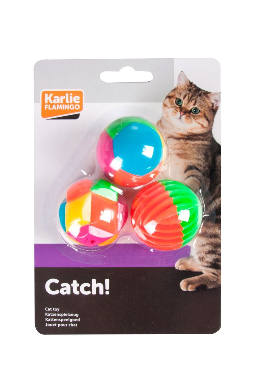 Karlie Plastik Top Oyuncak 4Cm 3Lü