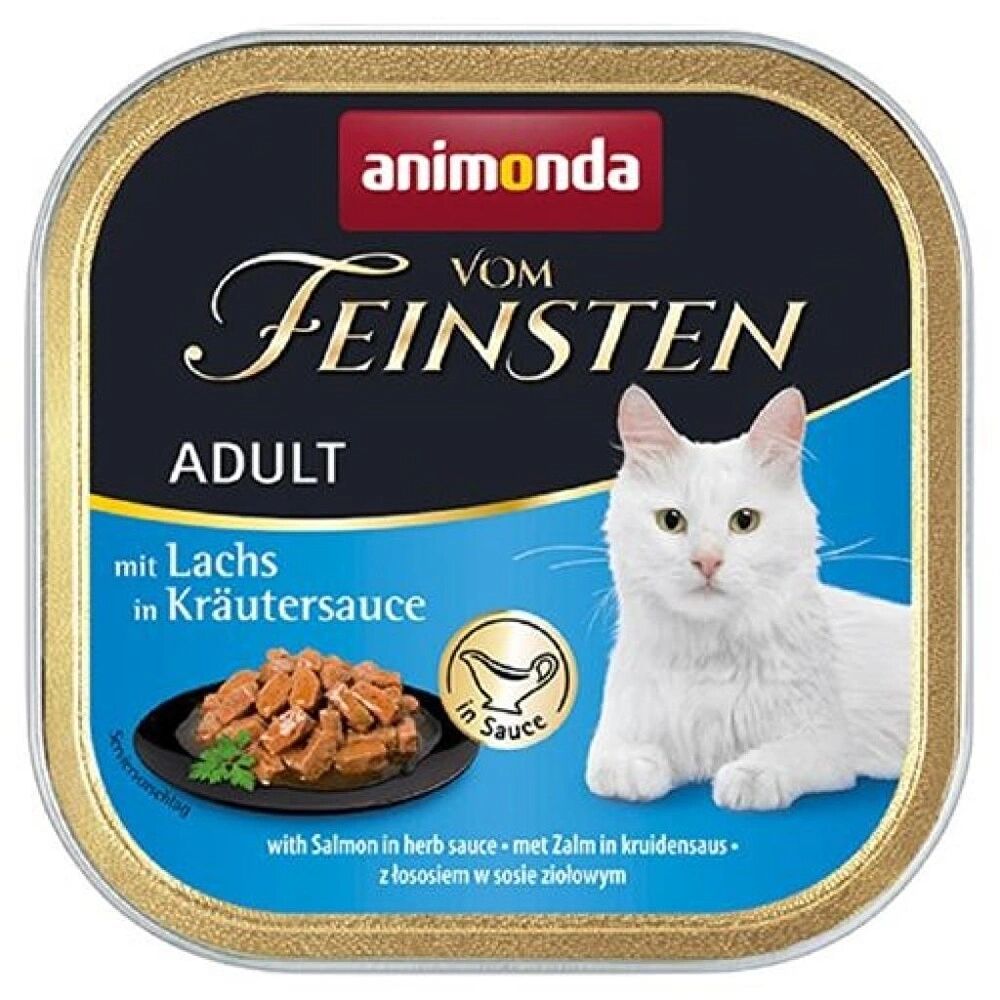 Animonda Vom Feinsten Tahılsız Somonlu Yetişkin Kedi Konservesi 100gr