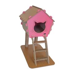 Patihomes Katlı Kedi Tırmalama Yuvalı 40*75 cm