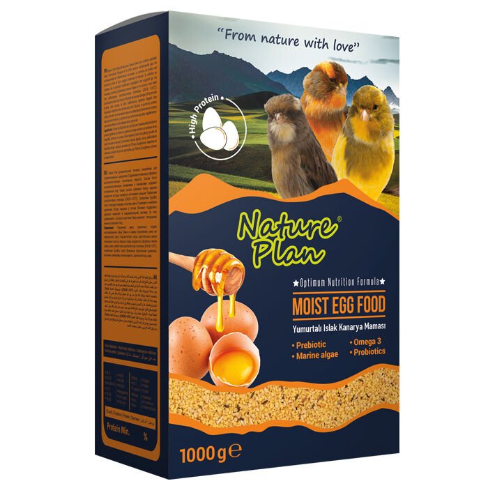 Nature Plan Yumurtalı Islak Kanarya Maması 1000 g