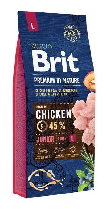 Brit Premium Tavuklu Büyük Irk Yavru Köpek Maması 15 KG