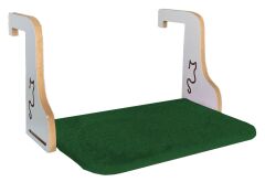 Ahşap Kedi Kalorifer Peteği Radyatör Yatağı 32 cm x 50 cm Koyu Yeşil ( 15 kg )