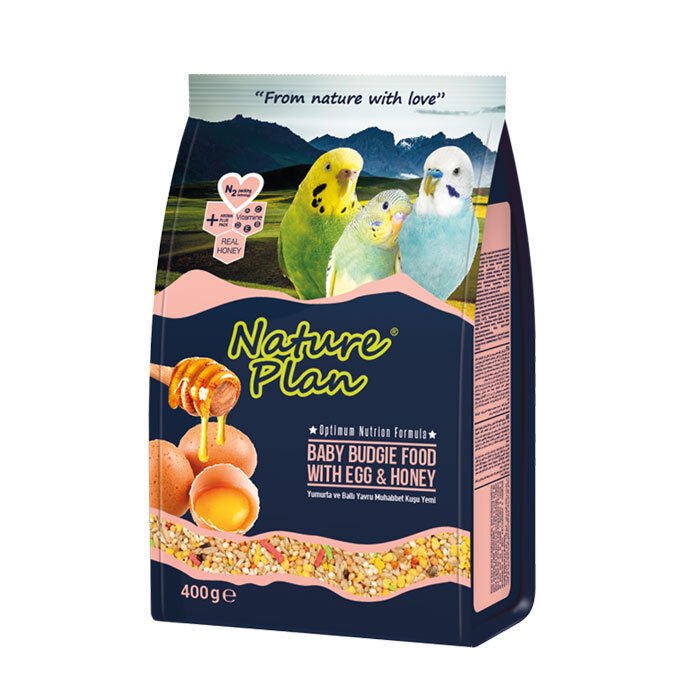 Nature Plan Ballı Yumurtalı Yavru Muhabbet Kuş Yemi 400 gr