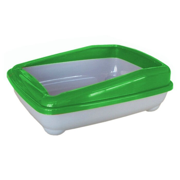 Açık Kedi Tuvalet Kum Kabı 17*37*50 cm Yeşil