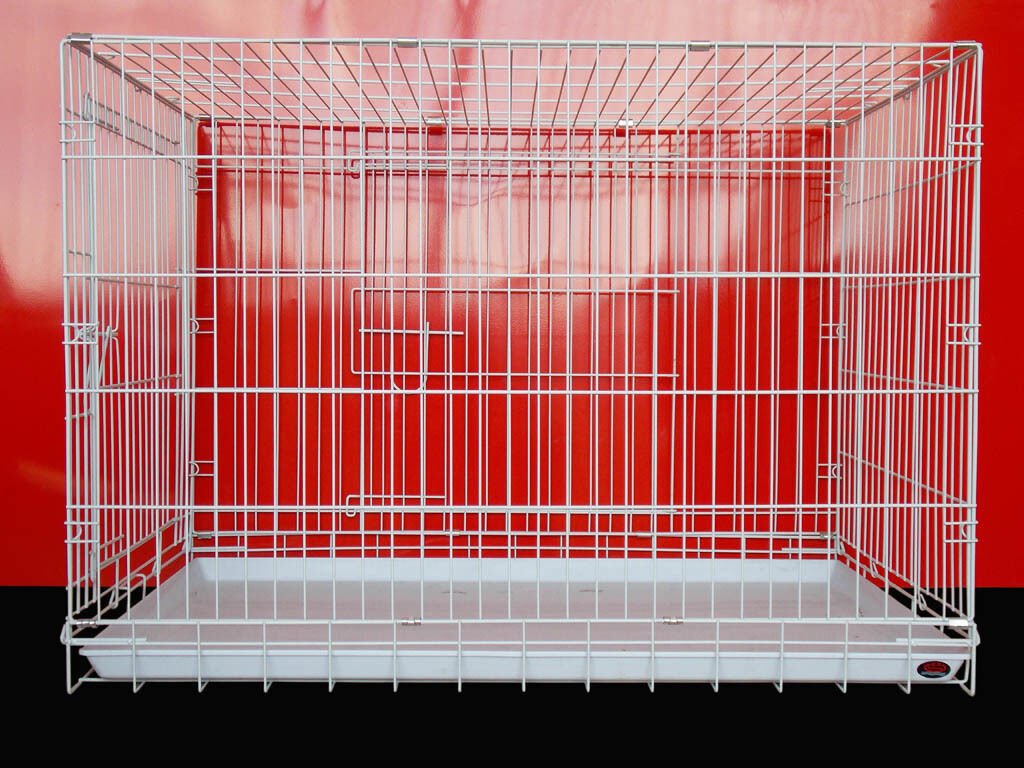 Dayang Metal Köpek Kafesi Büyük 108*69*77.5 cm Beyaz