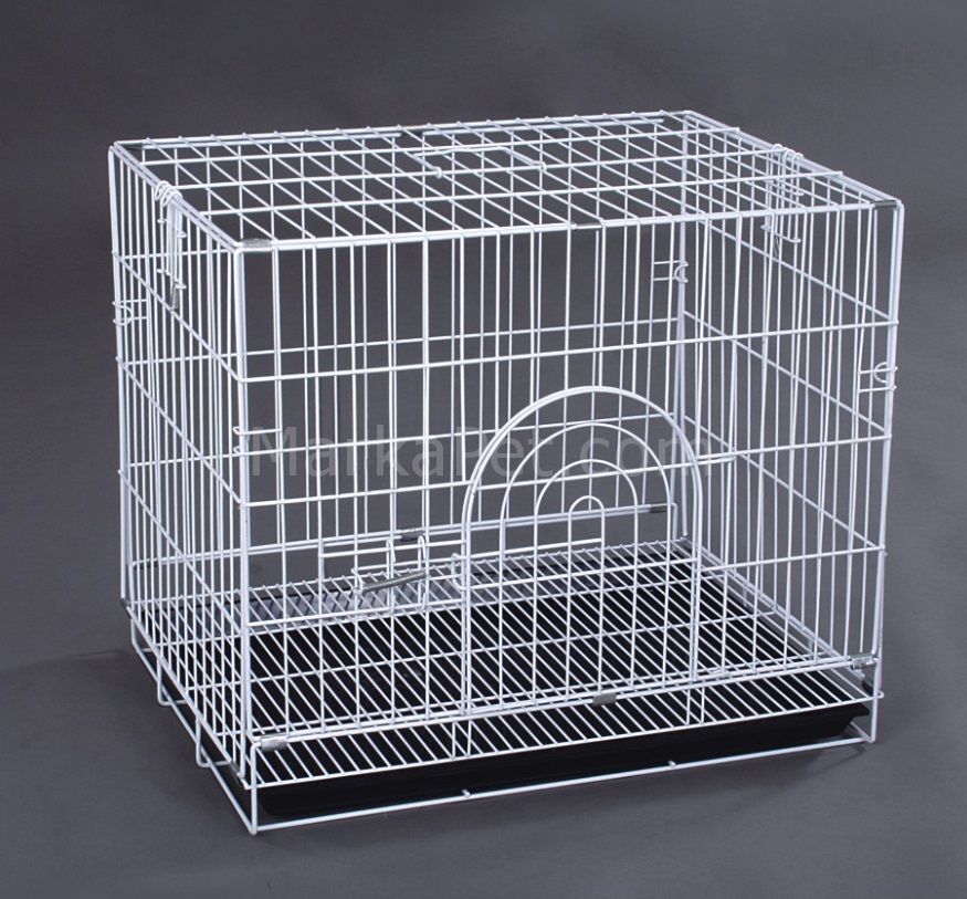 Dayang Kedi Köpek Kafesi Metal 60*43*50 cm SİYAH