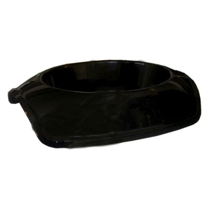 Cado Pet Plastik Kedi Köpek Mama Su Kabı 1 Lt Siyah