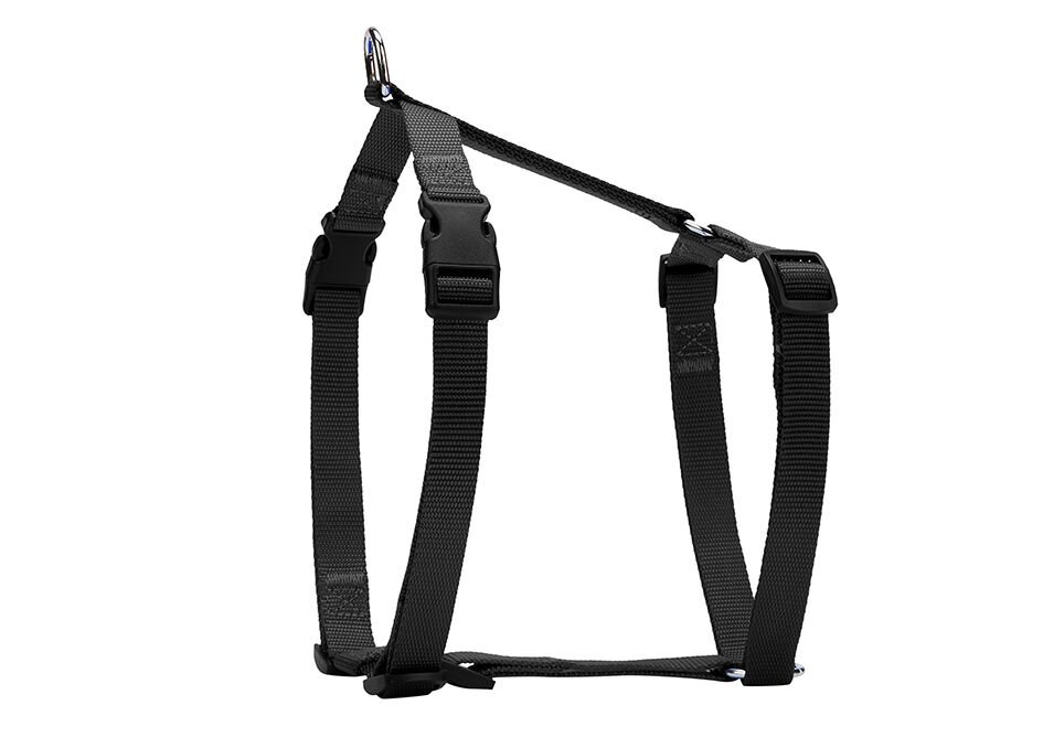 Doggie Ayarlanabilir Özellikli El Yapımı Köpek Göğüs Tasması 2 x 50-65 cm Siyah