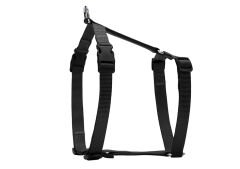 Doggie Ayarlanabilir Özellikli El Yapımı Köpek Göğüs Tasması 2 x 50-65 cm Siyah