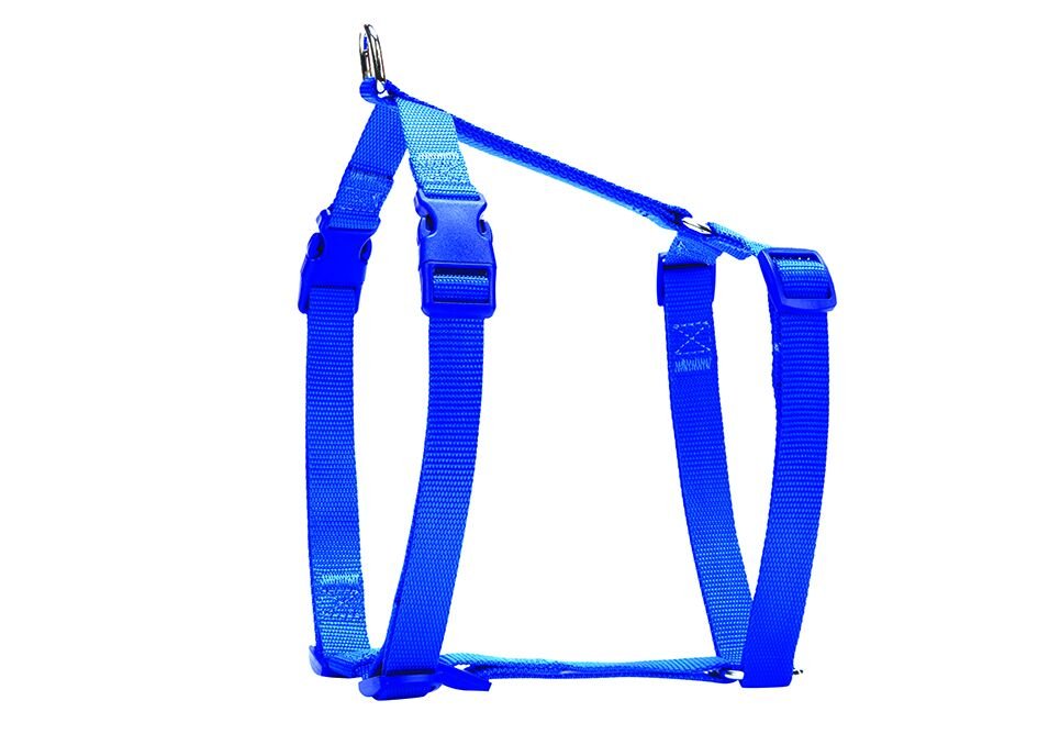 Doggie Ayarlanabilir Özellikli El Yapımı Köpek Göğüs Tasması 2 x 50-65 cm Mavi
