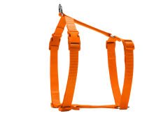 Doggie Ayarlanabilir Özellikli El Yapımı Köpek Göğüs Tasması 2 x 50-65 cm Turuncu