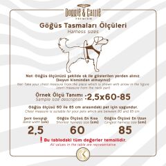 Doggie Comfort Ronin Köpek Bel Tasması 3cm-75 x 85 cm 3X-Large Mor