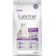 LaVital Cat Adult Hairball Lamb Kedi Maması 1,5 KG