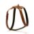 Doggie Konforlu Deriden El Yapımı Köpek Göğüs Tasması 1,5 x 30-45 cm Kahverengi