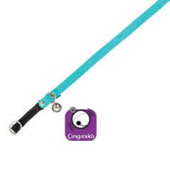 Karlie Kadife Kedi Tasma Çing. 30Cm Turkuaz