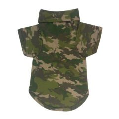 Köpek Kıyafeti Esnek Kumaş Kamuflaj Desen 21*40 cm Medium