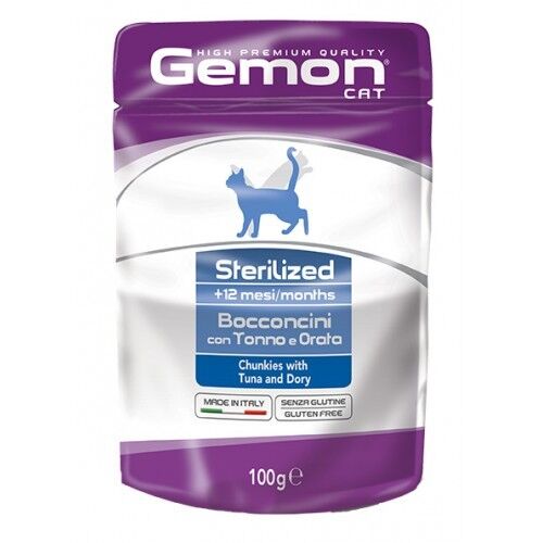 Gemon Pouch Kısır Tuna Balıklı Premium Kedi Maması 100g