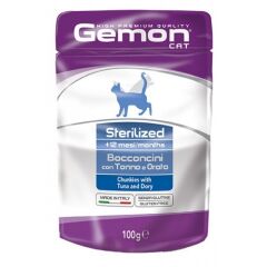 Gemon Pouch Kısır Tuna Balıklı Premium Kedi Maması 100g