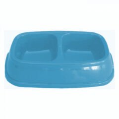 Mio İkili Plastik Mama Ve Su Kabı 200 + 200 Ml Mavi
