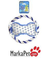 Köpek Frizbi Kanvas Kemikli