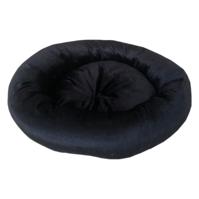 Kedi Köpek Simit Yatak Kadife  58*12 cm Lacivert