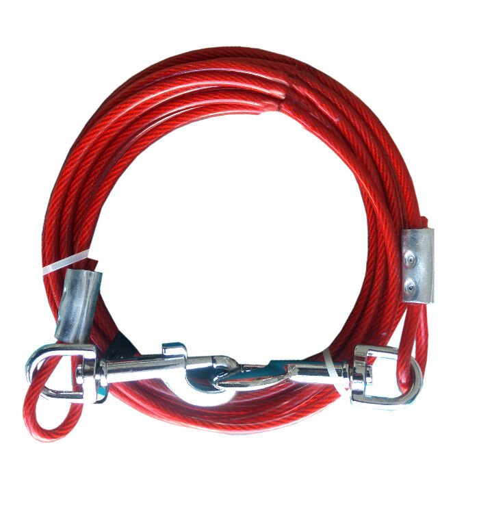 Markapet Köpek Bahçe Bağlama Çelik Halat 5 mm / 6 Metre