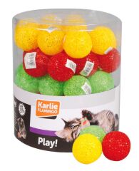 Karlie Kedi Oyuncaği Plastik Top 5Cm 60Li
