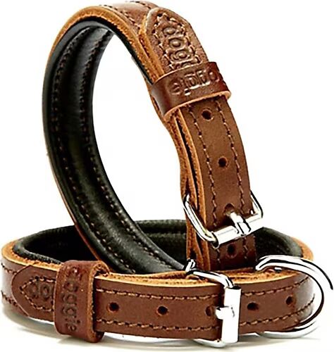 Doggie Comfort Deri Köpek Boyun Tasması 1,5x 25-33 cm Kahverengi
