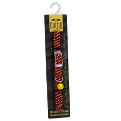 Cattie Ayarlanabilir Kedi Boyun Tasması 1 cm x 30 cm Kırmızı