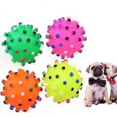 Öten Dikenli Köpek Oyun Toplu Sesli 6 cm