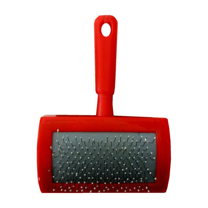 Ans Oval Kedi Köpek Tarağı 6*10*15 cm Kırmızı
