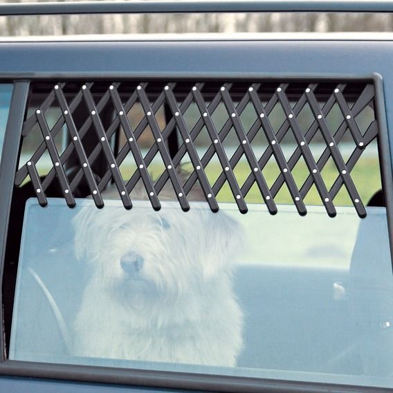 Köpek Araba Camı Parmaklığı, 30-110cm,Siyah Renkli