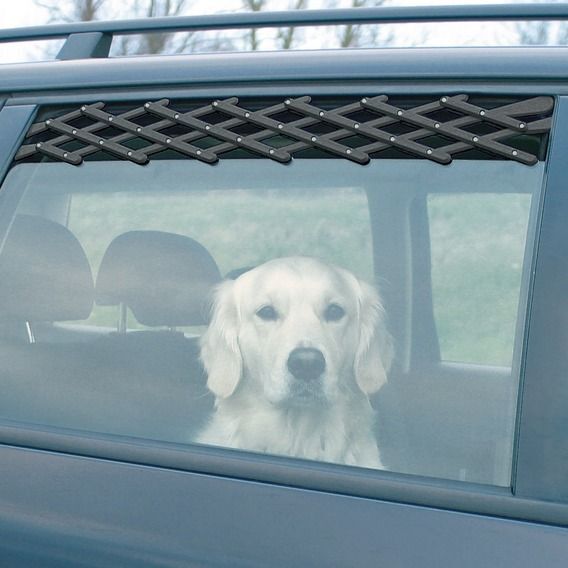 Köpek araba camı parmaklığı, 24-70cm,Siyah