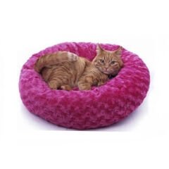 Kedi Köpek Simit Yatak 58*12 cm Pembe