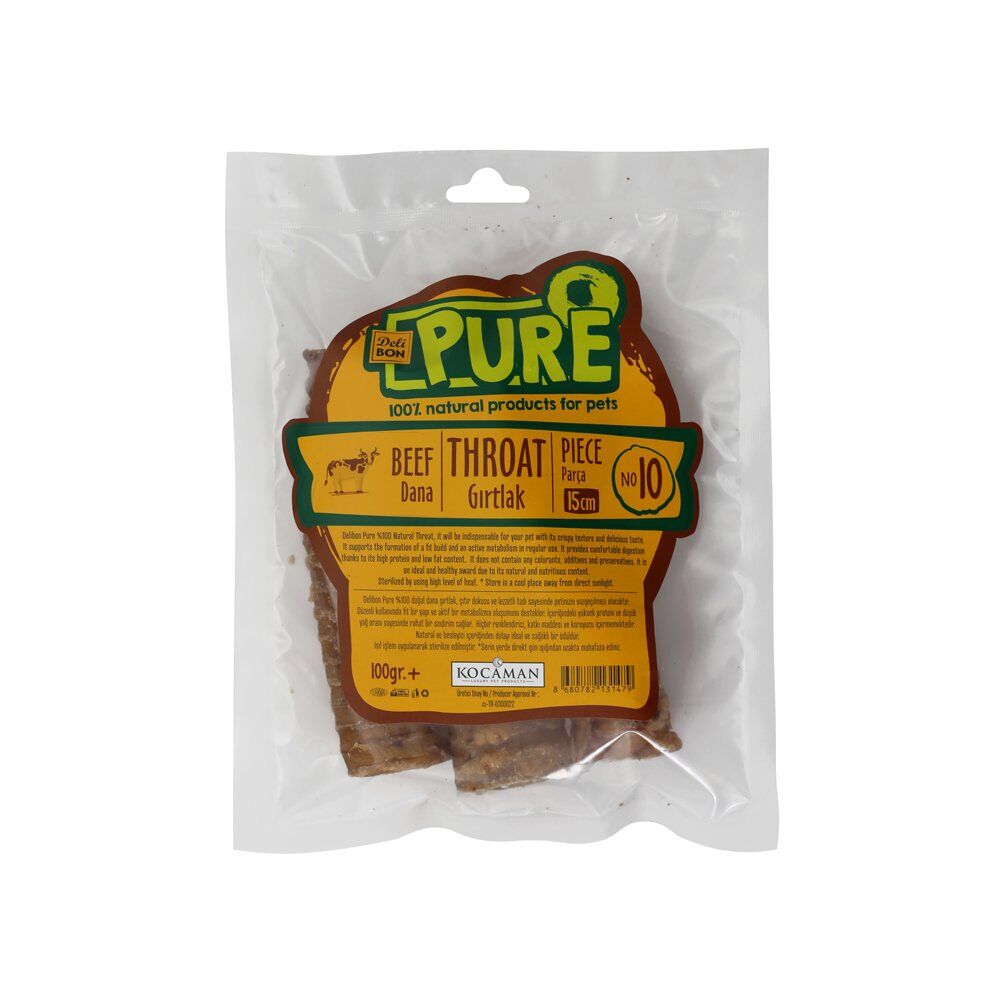 Delibon Pure Dana Kurutulmuş Gırtlak 100gr