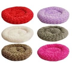 Kedi Köpek Simit Yatak 58*12 cm Kırmızı
