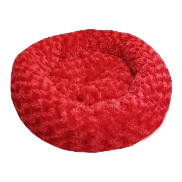 Kedi Köpek Simit Yatak 58*12 cm Kırmızı