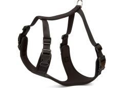 Doggie Havalı Ped Dokuma Köpek Göğüs Tasması 50/70 cm Siyah