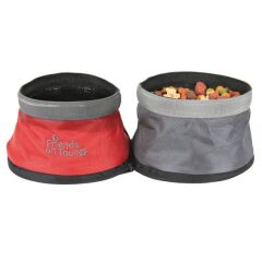 Köpek Seyehat için mama ve su kabı Seti 1.1/1.4lt