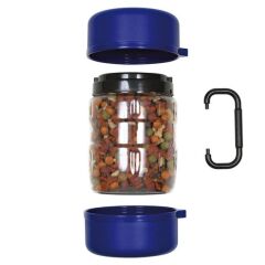 Trixe pet seyahat seti2 kap+1 plastik kavanoz