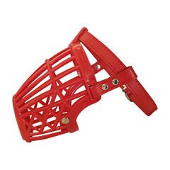 Ans Plastik Köpek Ağızlığı Medium 24 cm Kırmızı