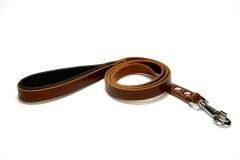 Doggie Softlu Deri Köpek Gezdirme Kayışı 2,5 cm*90 cm Kahverengi