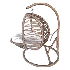 Markapet Kedi Hamağı Minderli Kedi Salıncağı 40*42 cm-62 cm Kahverengi