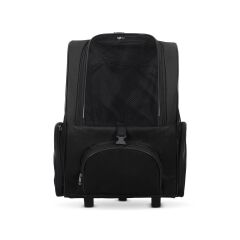 Cattie Portbag Tekerlekli Kedi Köpek Taşıma Çantası 20x30x40 cm Siyah