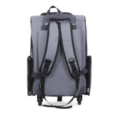 Cattie Portbag Tekerlekli Kedi Köpek Taşıma Çantası 20x30x40 cm Gri