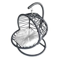 Markapet Kedi Hamağı Minderli Kedi Salıncağı 40*42 cm-62 cm Koyu Gri
