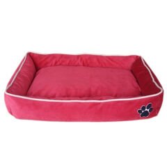 Markapet Tay Tüyü Köpek Yatağı Medium 15*60*80 cm Koyu Pembe
