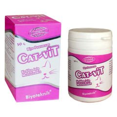 Biyoteknik Powercure Cat-Vit Kediler için Multivitamin Toz 50 Gr